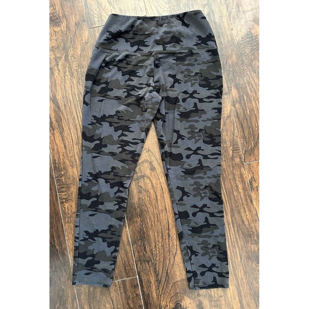Rachel Zoe Pants Women M Medium Gray Leggings Workout Athletic Active Camouflage